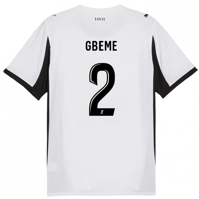 DanxenレディースMervin Gbeme#2白黒アウェイシャツ2025/26ジャージーユニフォーム