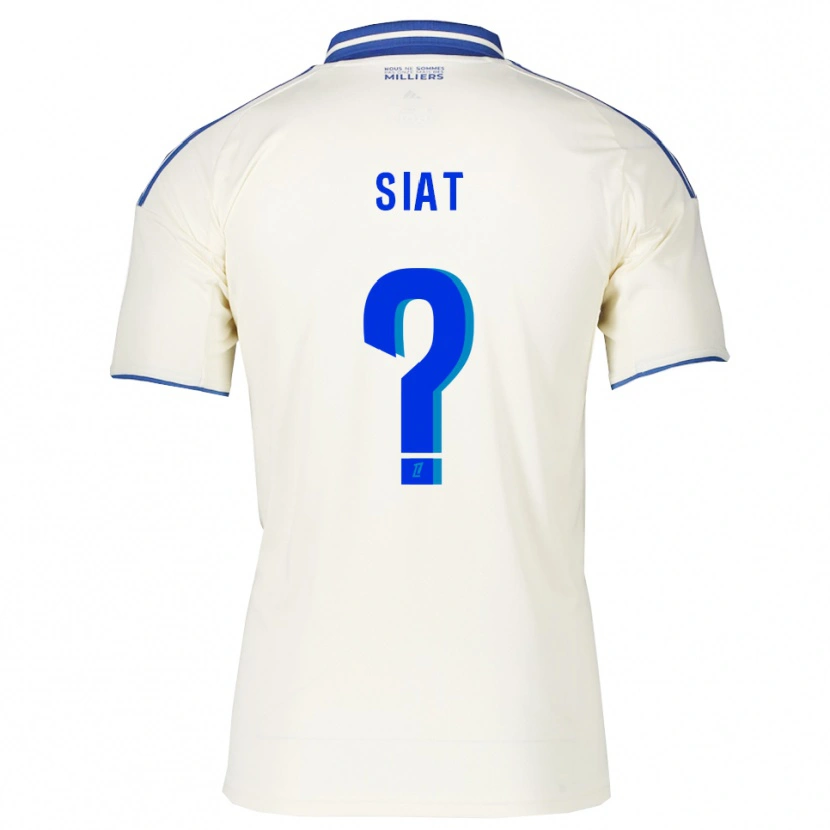 Danxenレディースビクター・シアット#0シャンパン青アウェイシャツ2025/26ジャージーユニフォーム