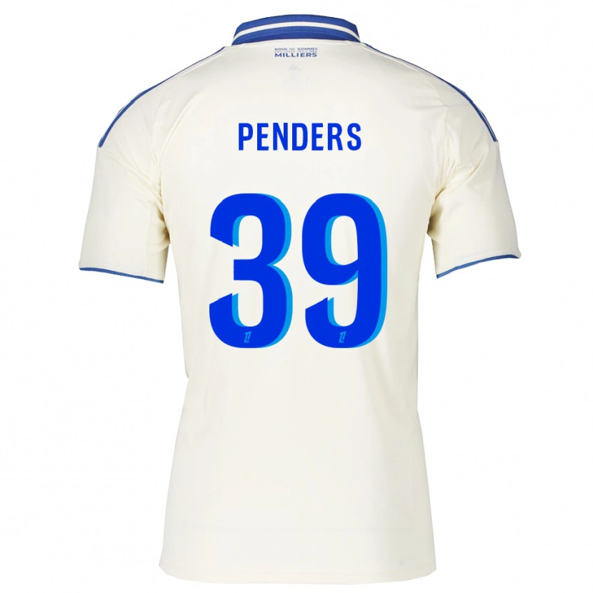 Danxenレディースマイク・ペンダース#39シャンパン青アウェイシャツ2025/26ジャージーユニフォーム