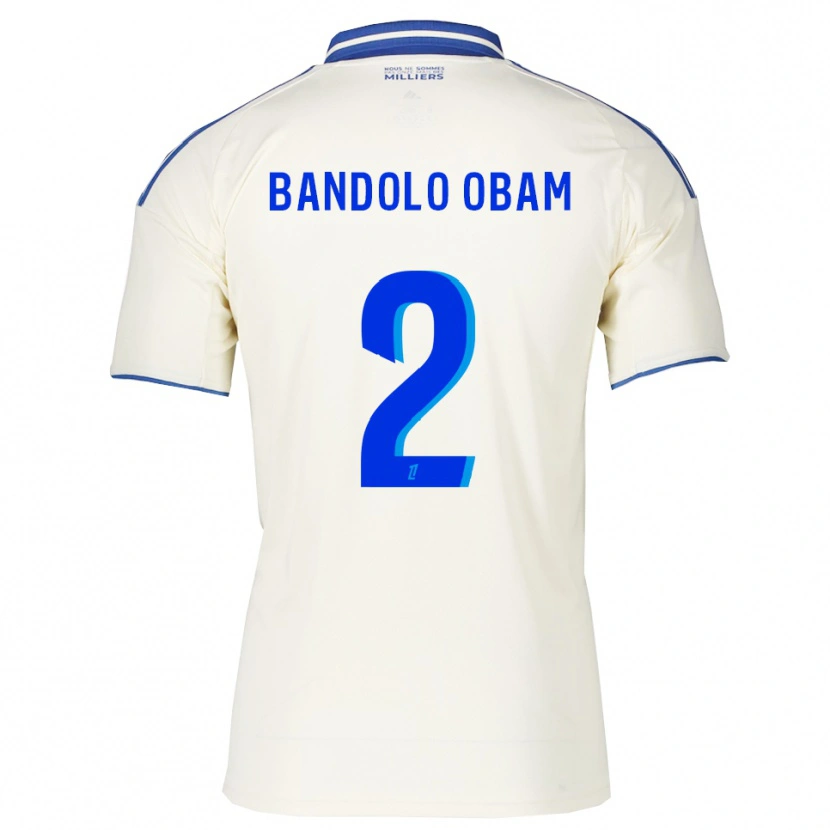 DanxenレディースRandy Bandolo Obam#2シャンパン青アウェイシャツ2025/26ジャージーユニフォーム