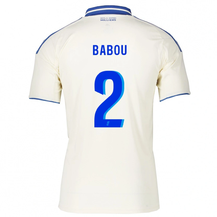 DanxenレディースMarème Babou#2シャンパン青アウェイシャツ2025/26ジャージーユニフォーム