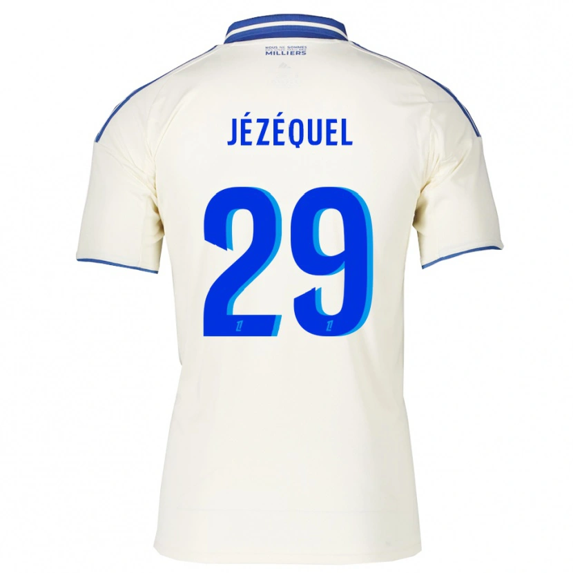 DanxenレディースEmmy Jézéquel#29シャンパン青アウェイシャツ2025/26ジャージーユニフォーム