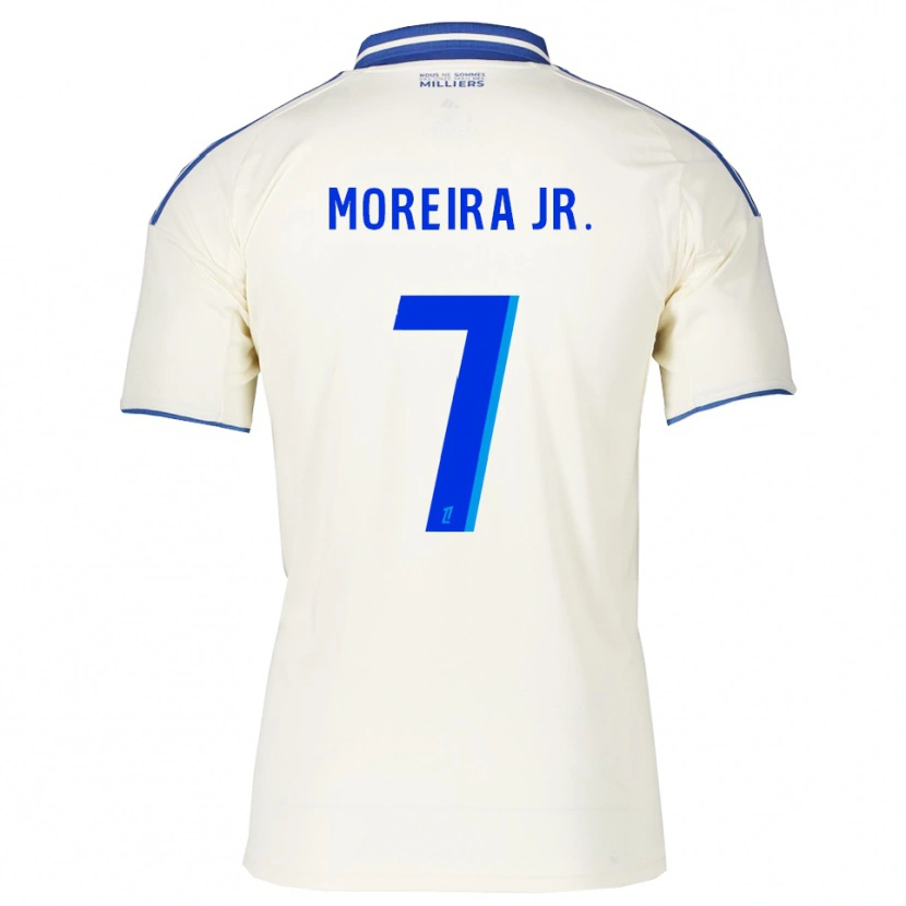 Danxenレディースディエゴ・モレイラ#7シャンパン青アウェイシャツ2025/26ジャージーユニフォーム