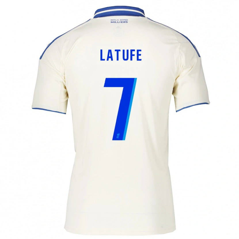 DanxenレディースLatufe Assoumani#7シャンパン青アウェイシャツ2025/26ジャージーユニフォーム