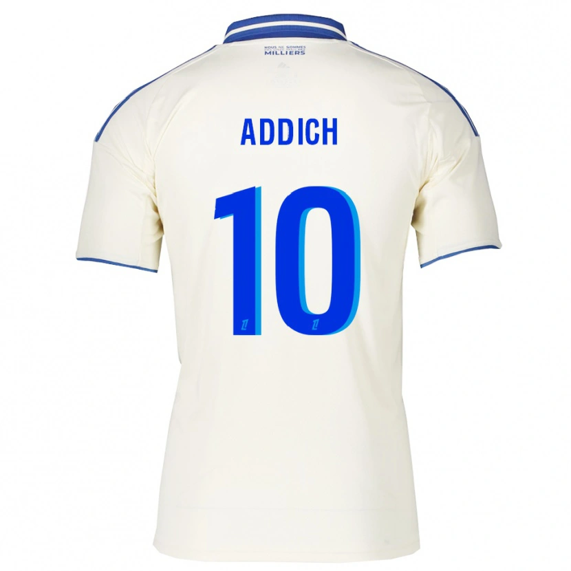 DanxenレディースYanis Addich#10シャンパン青アウェイシャツ2025/26ジャージーユニフォーム