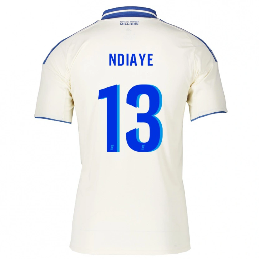 DanxenレディースSerigne Ndiaye#13シャンパン青アウェイシャツ2025/26ジャージーユニフォーム