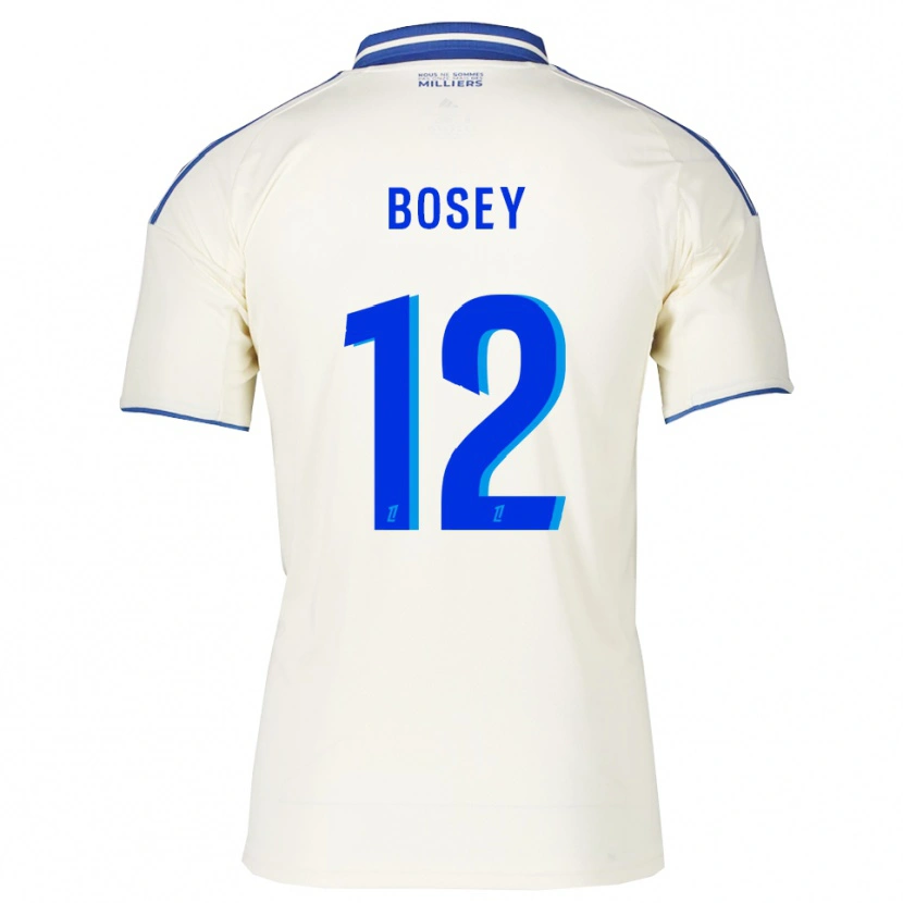 DanxenレディースJean-Baptiste Bosey#12シャンパン青アウェイシャツ2025/26ジャージーユニフォーム