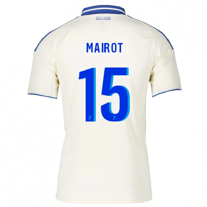 DanxenレディースClémence Mairot#15シャンパン青アウェイシャツ2025/26ジャージーユニフォーム
