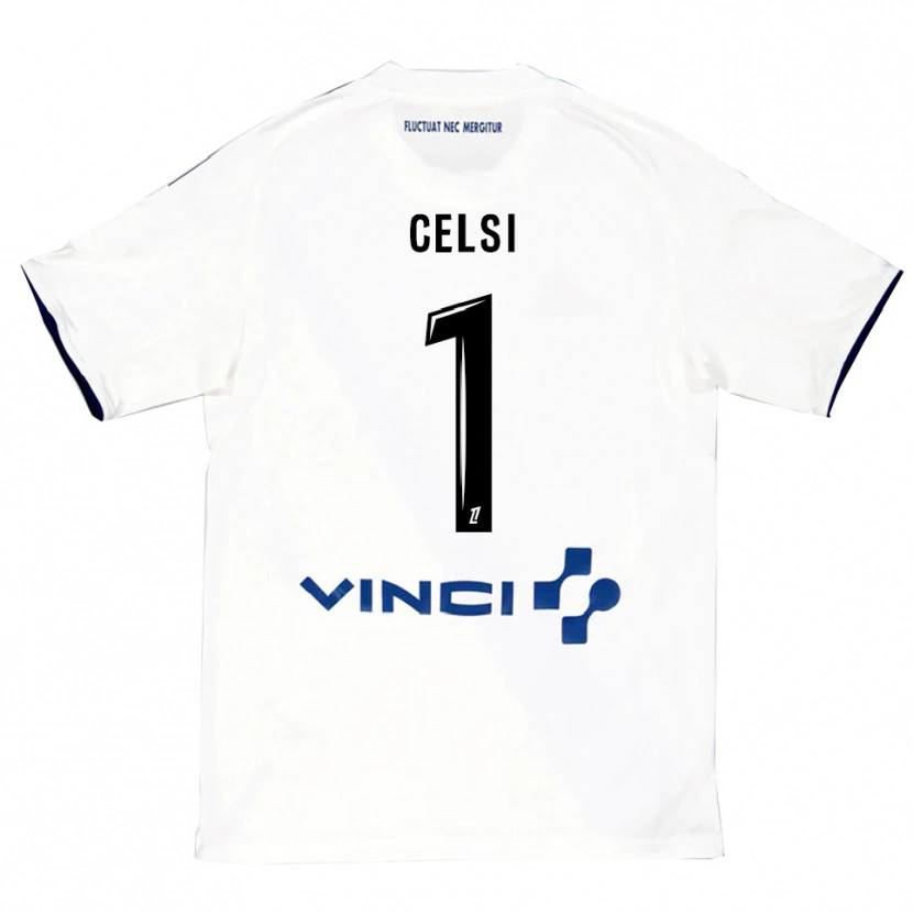 DanxenレディースRafael Celsi#1白青アウェイシャツ2025/26ジャージーユニフォーム