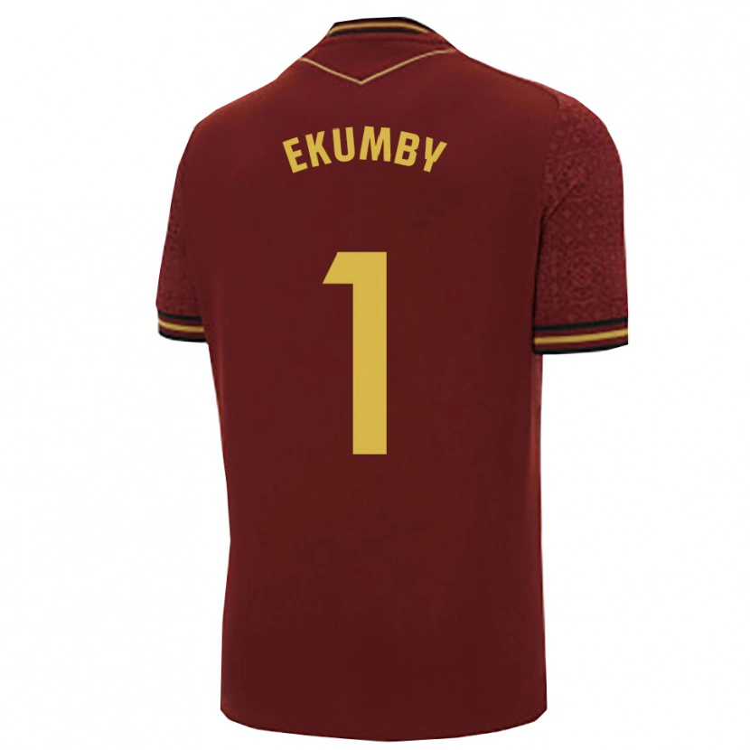 DanxenレディースEkumby#1バーガンディ金アウェイシャツ2025/26ジャージーユニフォーム