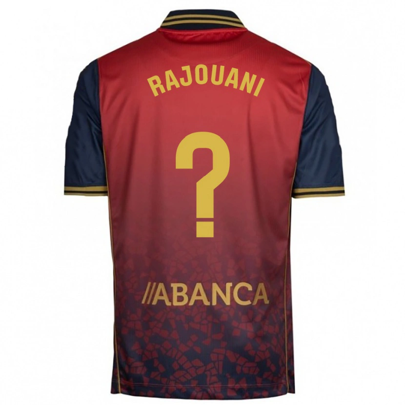 DanxenレディースAyman Rajouani#0赤紺アウェイシャツ2025/26ジャージーユニフォーム