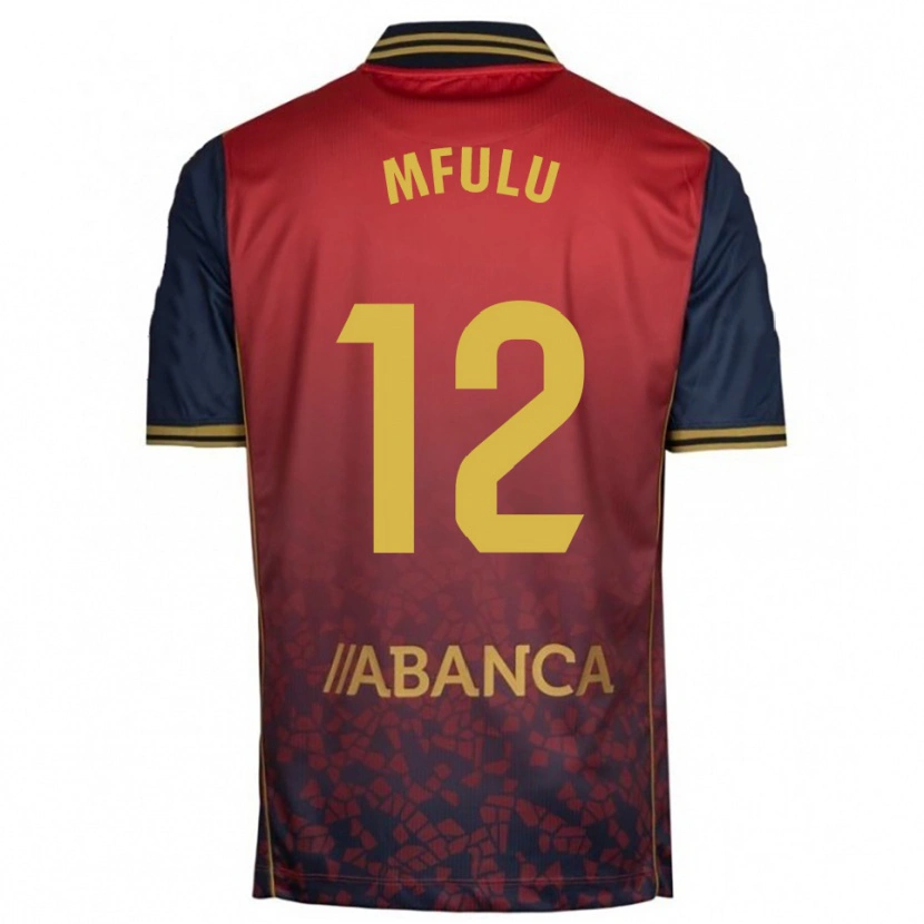 DanxenレディースNuke Mfulu#12赤紺アウェイシャツ2025/26ジャージーユニフォーム