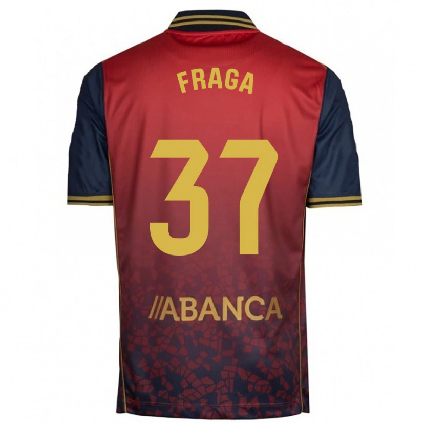 DanxenレディースÁlvaro Fraga#37赤紺アウェイシャツ2025/26ジャージーユニフォーム