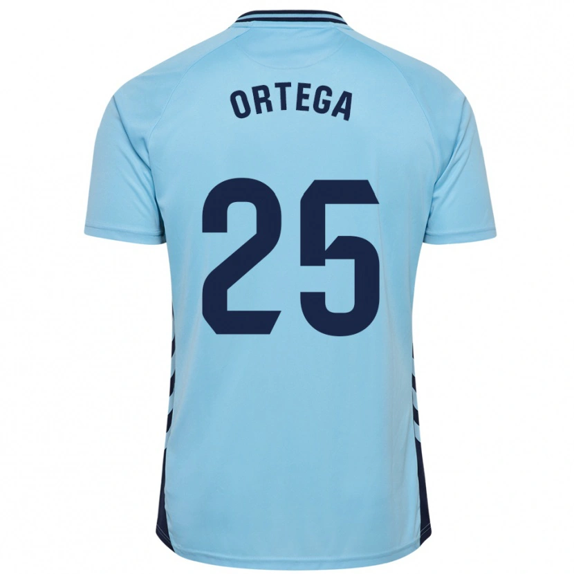 DanxenレディースEdián Ortega#25空色アウェイシャツ2025/26ジャージーユニフォーム