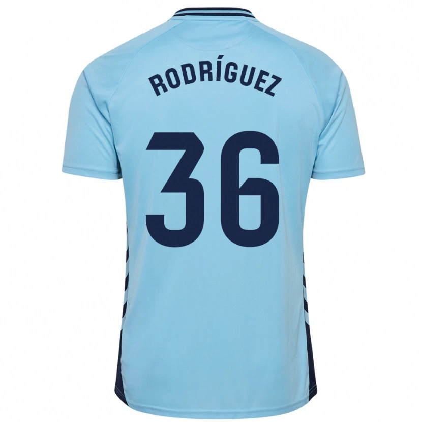 DanxenレディースArturo Rodríguez#36空色アウェイシャツ2025/26ジャージーユニフォーム