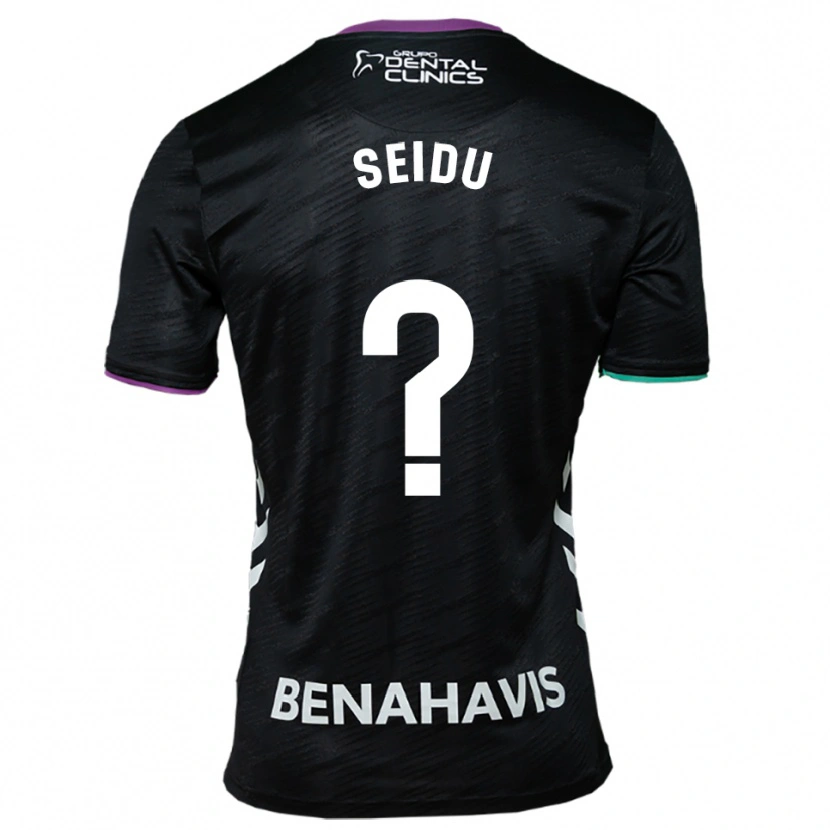 DanxenレディースAbubakar Seidu#0黒紫緑アウェイシャツ2025/26ジャージーユニフォーム