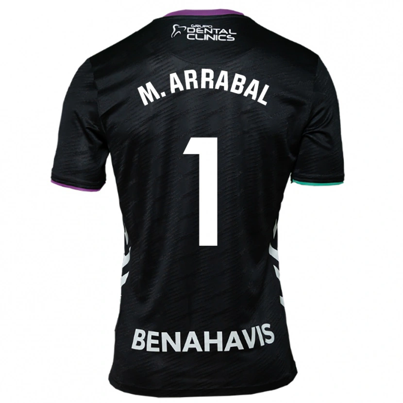 DanxenレディースMaría Arrabal Martin#1黒紫緑アウェイシャツ2025/26ジャージーユニフォーム