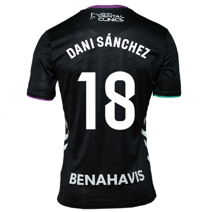 Danxenレディースダニ・サンチェス#18黒紫緑アウェイシャツ2025/26ジャージーユニフォーム
