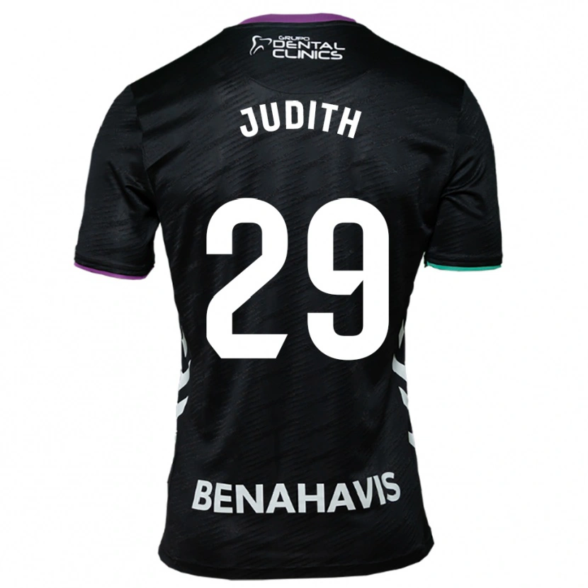 DanxenレディースJudith Ruiz Torres#29黒紫緑アウェイシャツ2025/26ジャージーユニフォーム