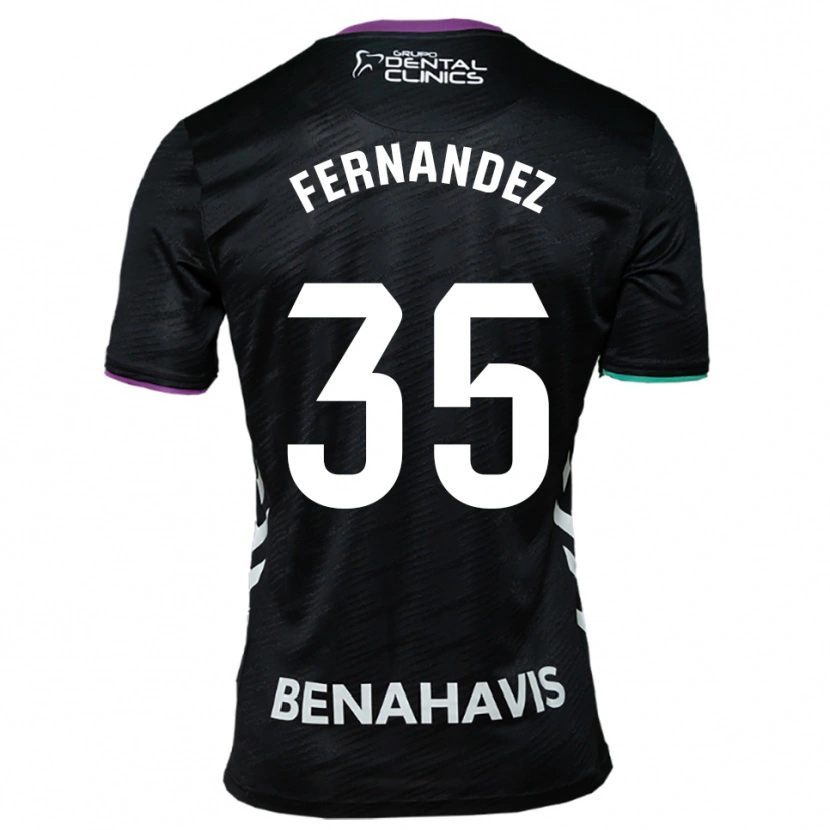 Danxenレディースイネス・フェルナンデス#35黒紫緑アウェイシャツ2025/26ジャージーユニフォーム