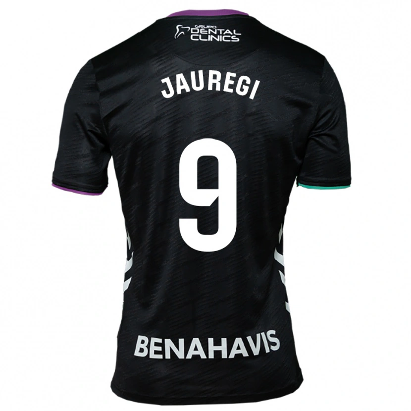 DanxenレディースEneko Jauregi#9黒紫緑アウェイシャツ2025/26ジャージーユニフォーム