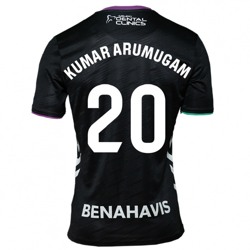 DanxenレディースSuk Kumar Arumugam#20黒紫緑アウェイシャツ2025/26ジャージーユニフォーム