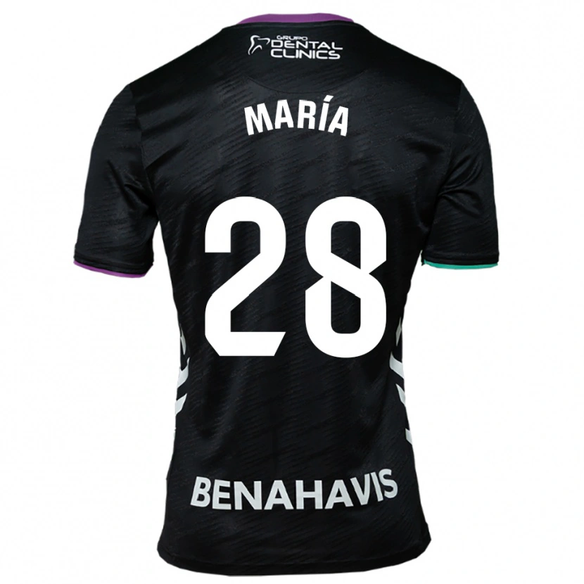 DanxenレディースMaría Albacete Pato#28黒紫緑アウェイシャツ2025/26ジャージーユニフォーム