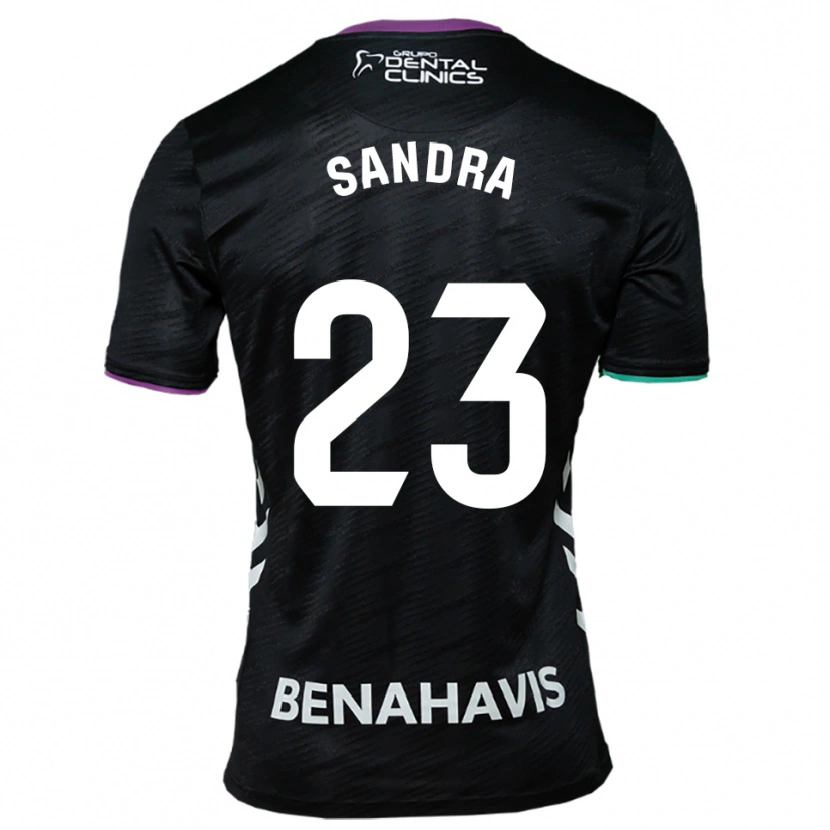Danxenレディースサンドラ#23黒紫緑アウェイシャツ2025/26ジャージーユニフォーム