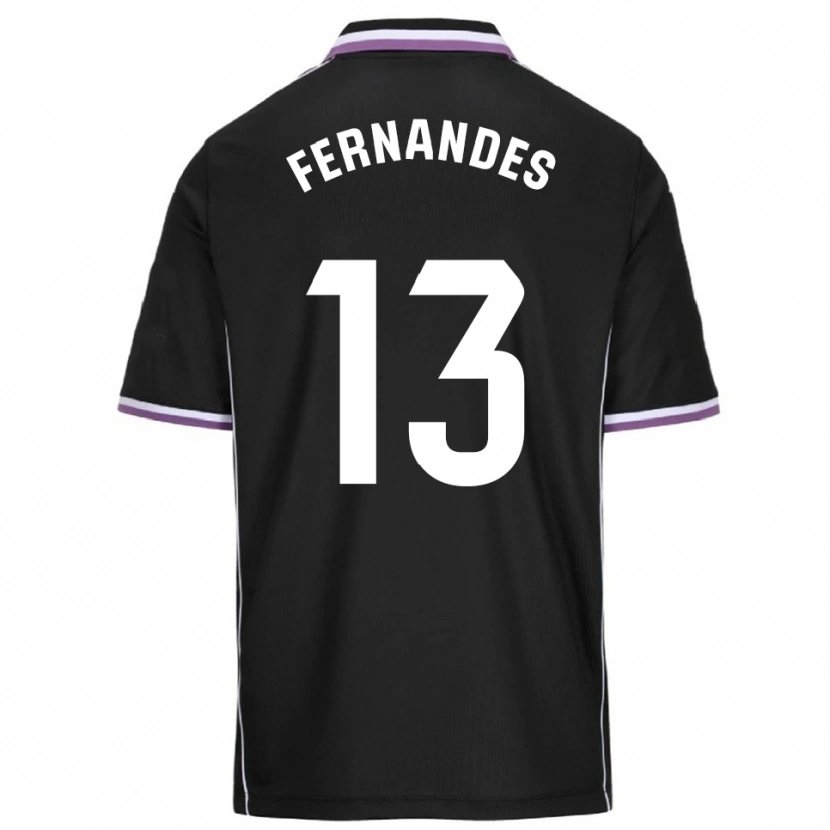 Danxenレディースギリェルメ・フェルナンデス#13紫黒アウェイシャツ2025/26ジャージーユニフォーム