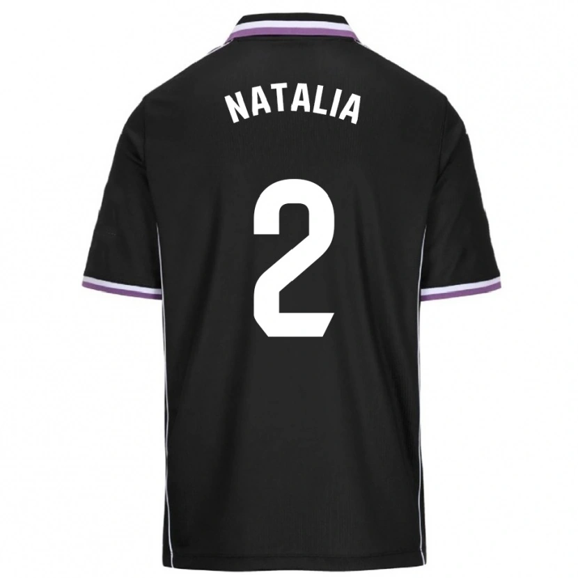 DanxenレディースNatalia Delgado Calle#2紫黒アウェイシャツ2025/26ジャージーユニフォーム