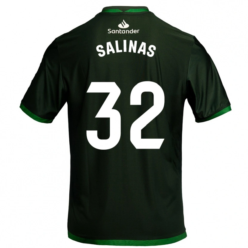 DanxenレディースJorge Salinas#32濃緑アウェイシャツ2025/26ジャージーユニフォーム