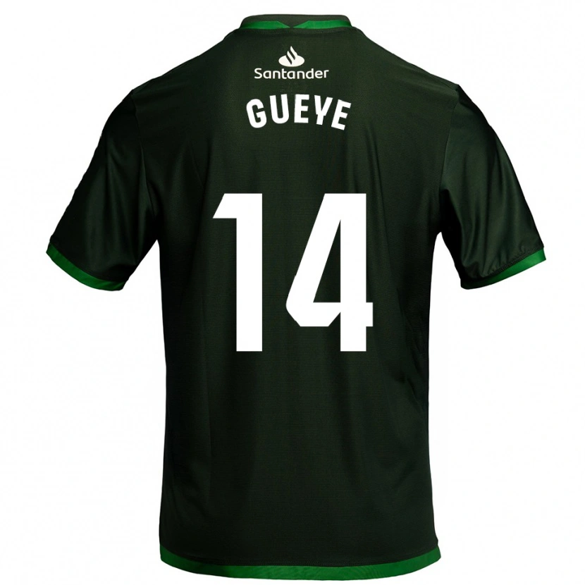 DanxenレディースMaguette Gueye#14濃緑アウェイシャツ2025/26ジャージーユニフォーム