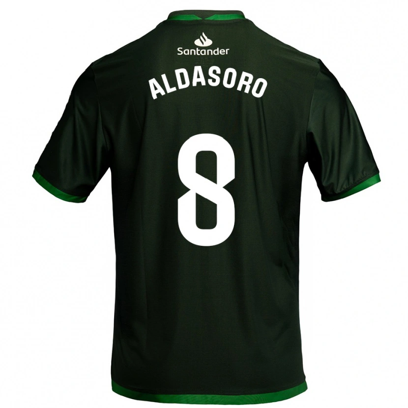 DanxenレディースAritz Aldasoro#8濃緑アウェイシャツ2025/26ジャージーユニフォーム