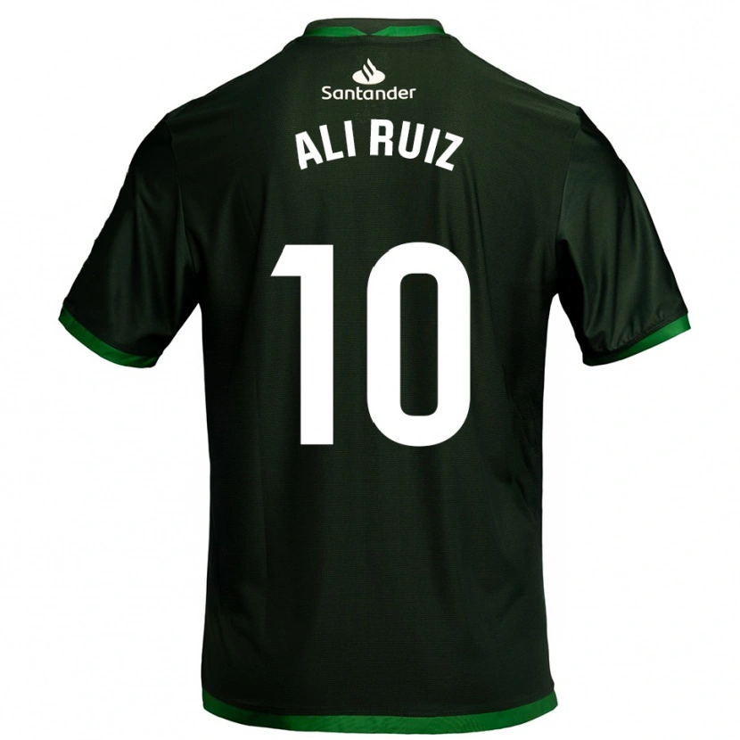 DanxenレディースAlicia Ruiz Pascua#10濃緑アウェイシャツ2025/26ジャージーユニフォーム