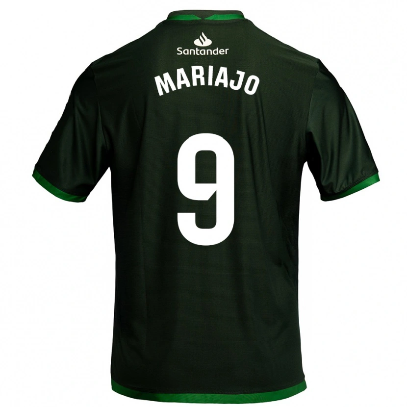 DanxenレディースMaría José Gutiérrez Díaz#9濃緑アウェイシャツ2025/26ジャージーユニフォーム
