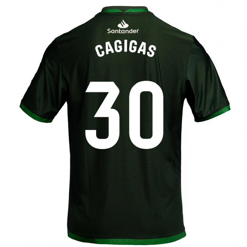 DanxenレディースIván Cagigas#30濃緑アウェイシャツ2025/26ジャージーユニフォーム
