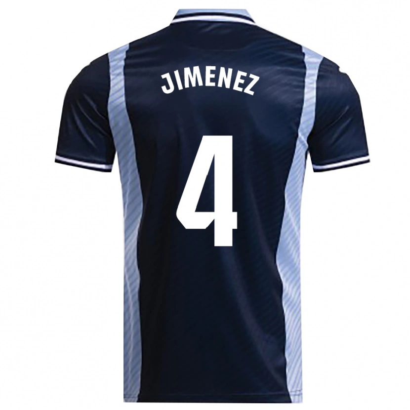 Danxenレディースアレックス・ヒメネス#4紺空色アウェイシャツ2025/26ジャージーユニフォーム