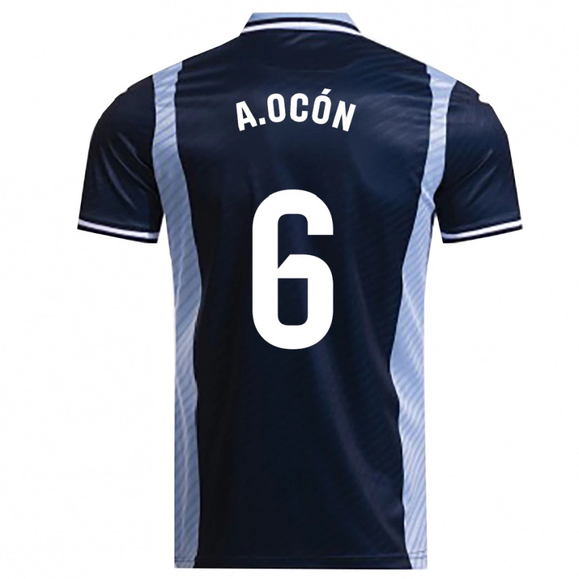 Danxenレディースアナ・ベレン・オコン・ロペス#6紺空色アウェイシャツ2025/26ジャージーユニフォーム