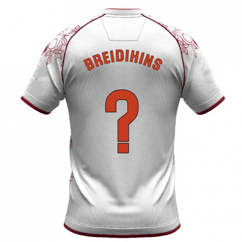 DanxenレディースKirils Bredihins#0白バーガンディアウェイシャツ2025/26ジャージーユニフォーム