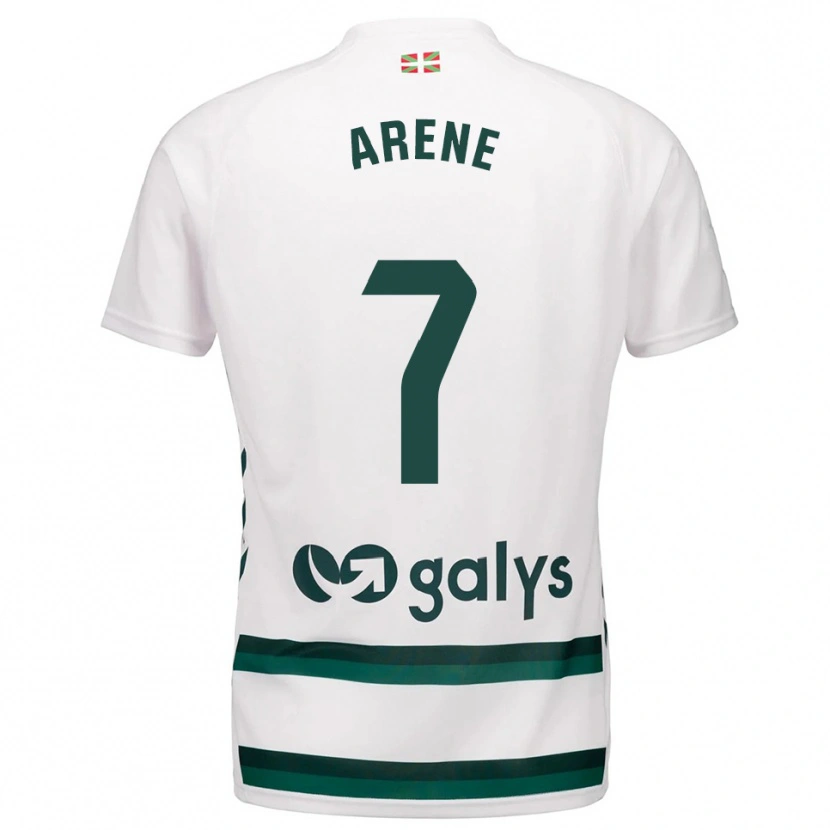 DanxenレディースArene Altonaga Echeverria#7白緑アウェイシャツ2025/26ジャージーユニフォーム