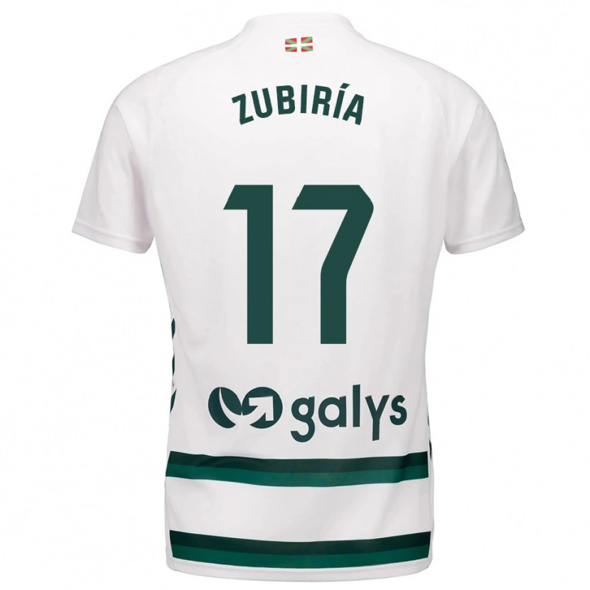 DanxenレディースIker Zubiría#17白緑アウェイシャツ2025/26ジャージーユニフォーム