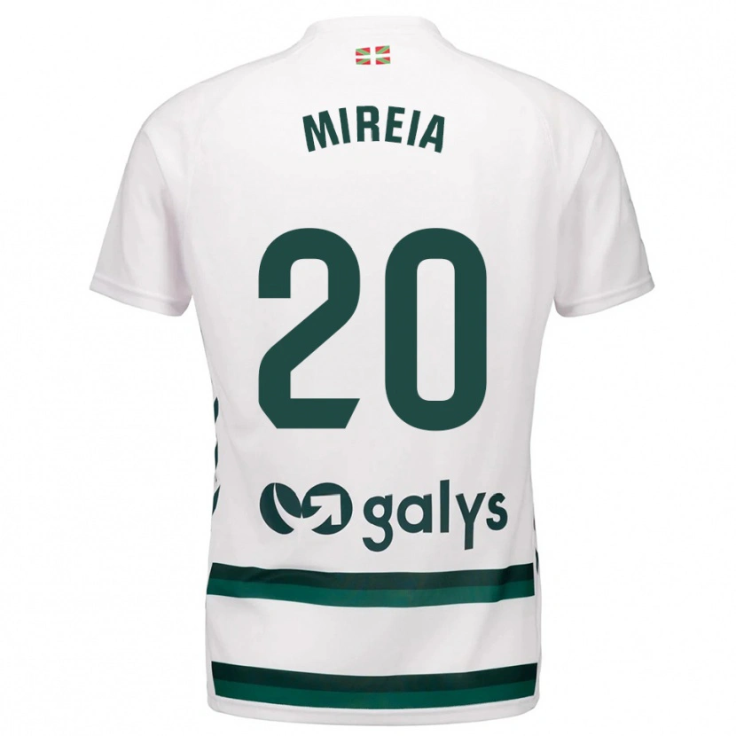DanxenレディースMireia Masegur Torrent#20白緑アウェイシャツ2025/26ジャージーユニフォーム