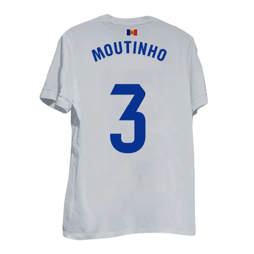 DanxenレディースJoel Moutinho#3白 青 黄アウェイシャツ2025/26ジャージーユニフォーム