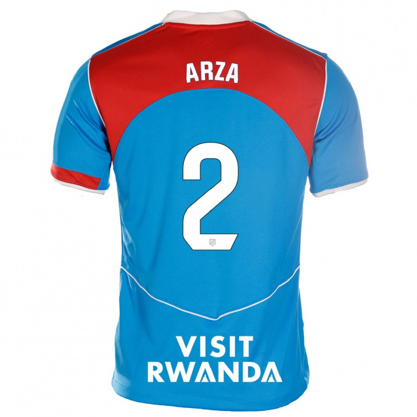 DanxenレディースDavid Arza#2青白サードユニフォームシャツ2025/26ジャージーユニフォーム