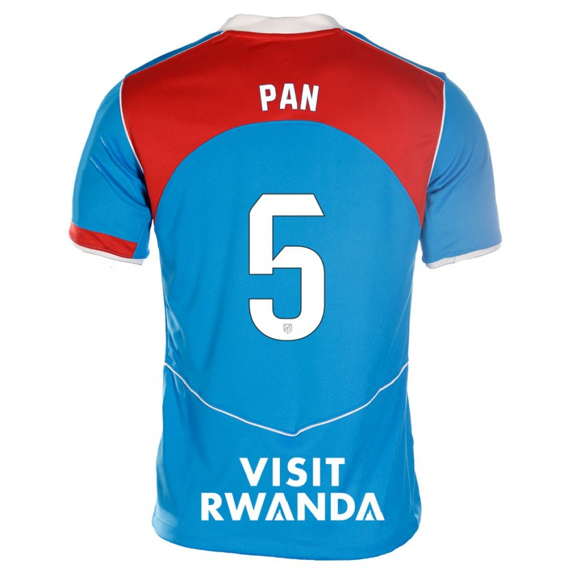 DanxenレディースPablo Pan#5青白サードユニフォームシャツ2025/26ジャージーユニフォーム