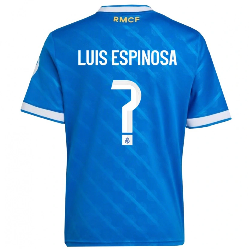 DanxenレディースJosé Luis Espinosa#0青白サードユニフォームシャツ2025/26ジャージーユニフォーム