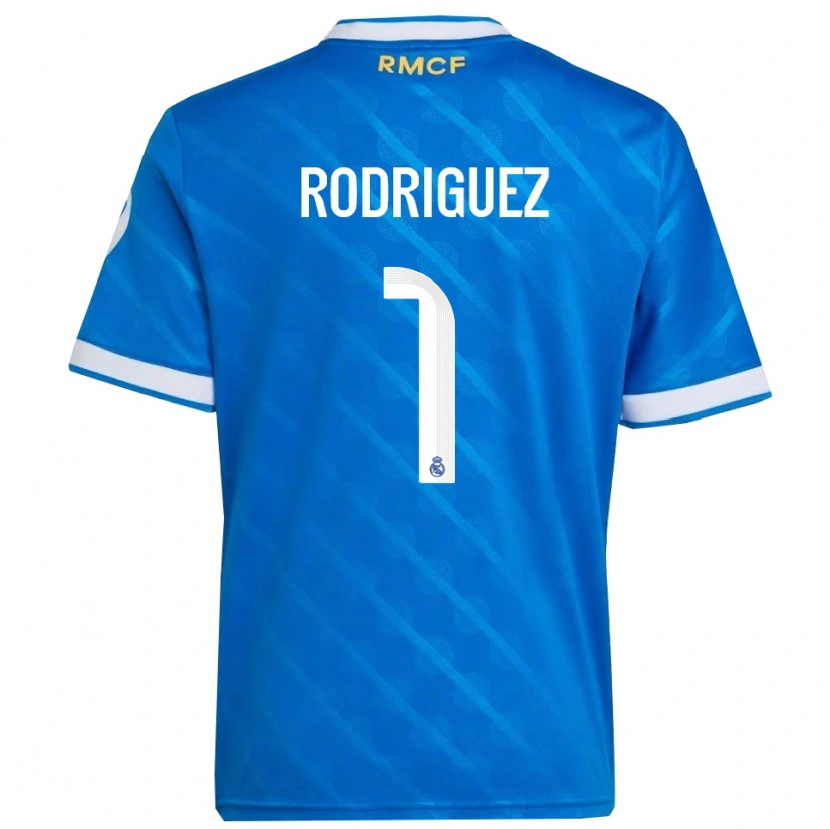 Danxenレディースミサ・ロドリゲス#1青白サードユニフォームシャツ2025/26ジャージーユニフォーム