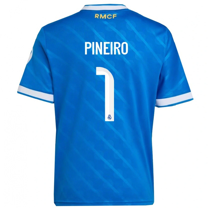 Danxenレディースディエゴ・ピニェイロ#1青白サードユニフォームシャツ2025/26ジャージーユニフォーム