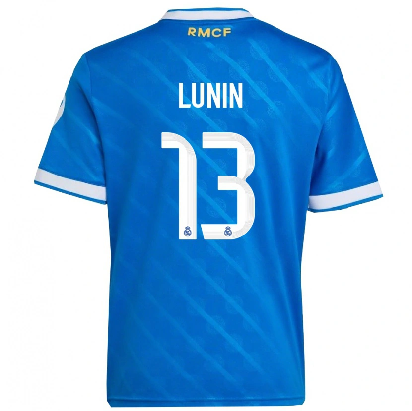 Danxenレディースアンドリー・ルニン#13青白サードユニフォームシャツ2025/26ジャージーユニフォーム