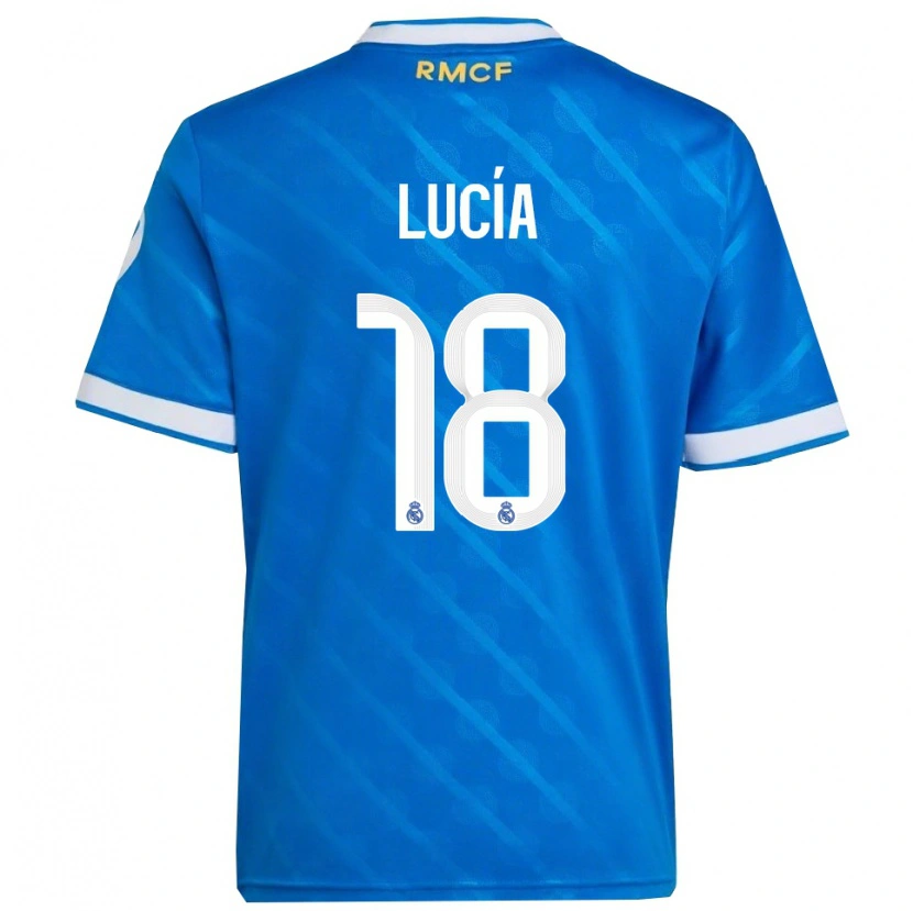 Danxenレディースルシア・ロドリゲス#18青白サードユニフォームシャツ2025/26ジャージーユニフォーム
